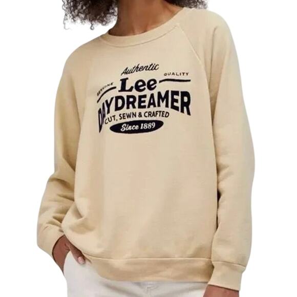 DAYDREAMER x LEE Genuine Quality Sweatshirt in Khaki Size M New w/ Tag MSRP $120 - Picture 9 of 16